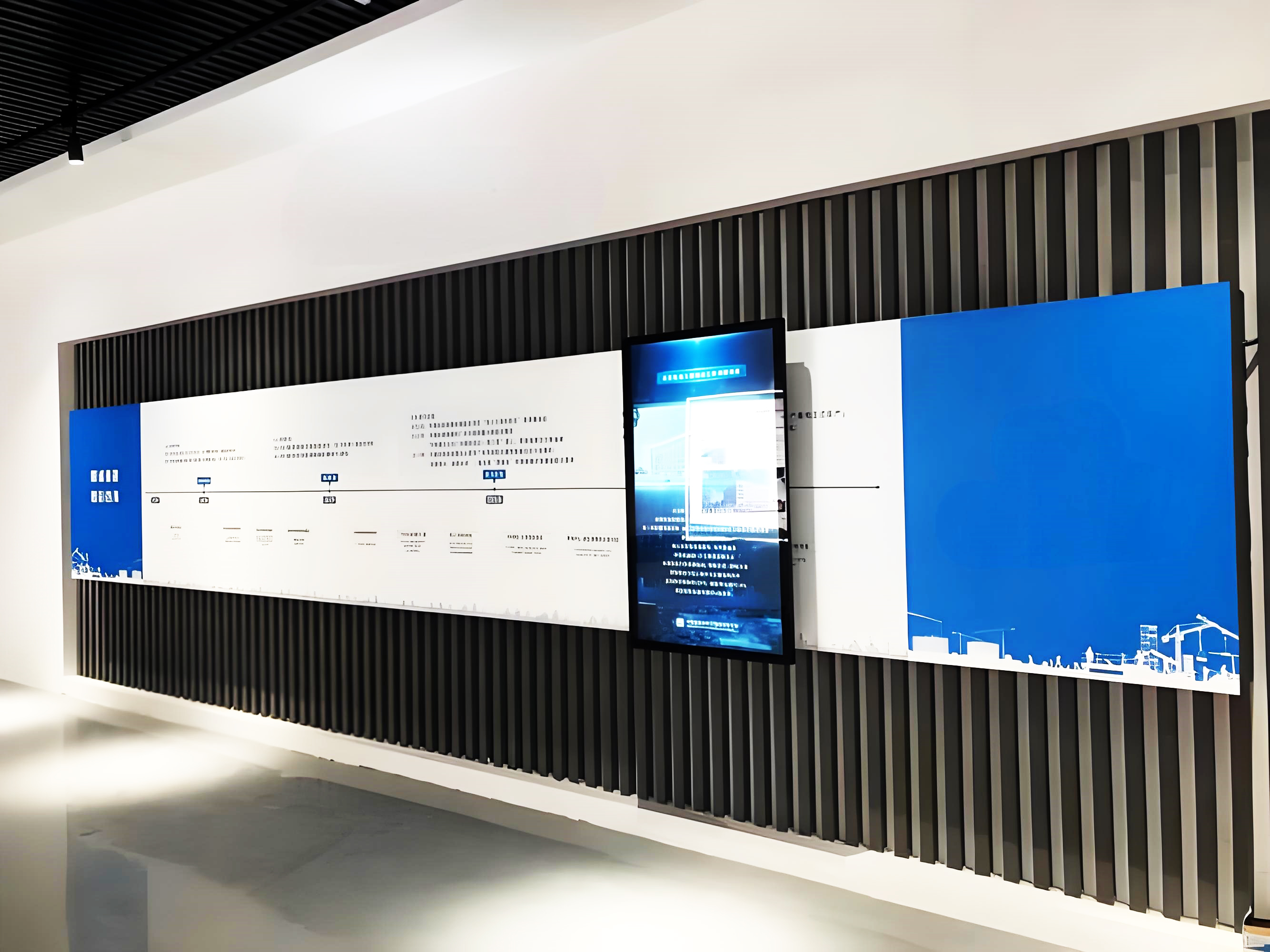 展厅滑轨屏案例