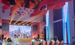济钢礼堂led全彩舞台显示屏